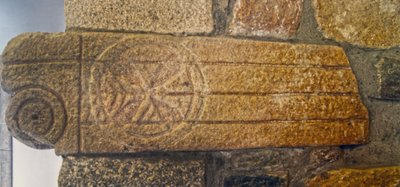 Visigothic Carvings in the Chapel of São Pedro de Balsemão, Sé, Lamego, Portugal by Visigothic